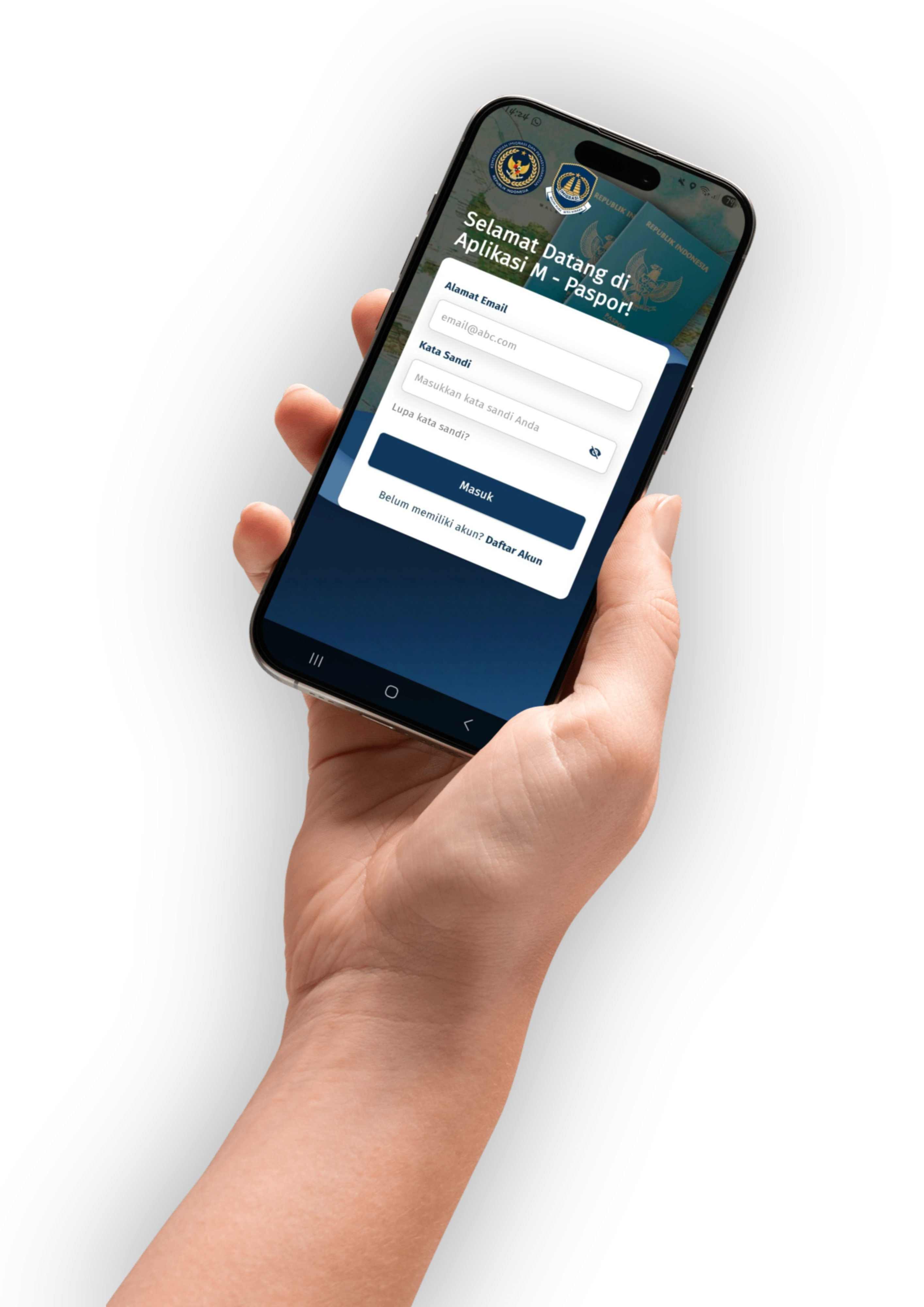 M-Paspor App Interface